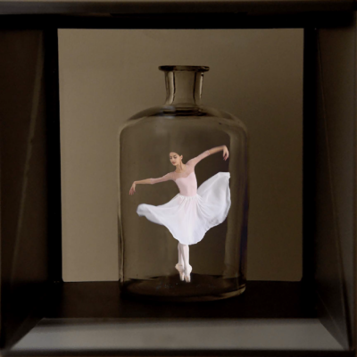 Michelangelo Bastiani - Sara in white – Opera Dancer - 16x17x19